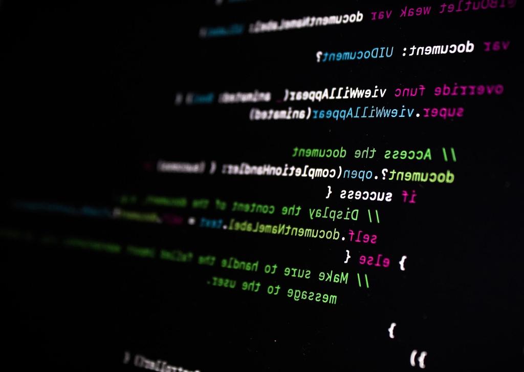 Code editor interface showing binary and source code
