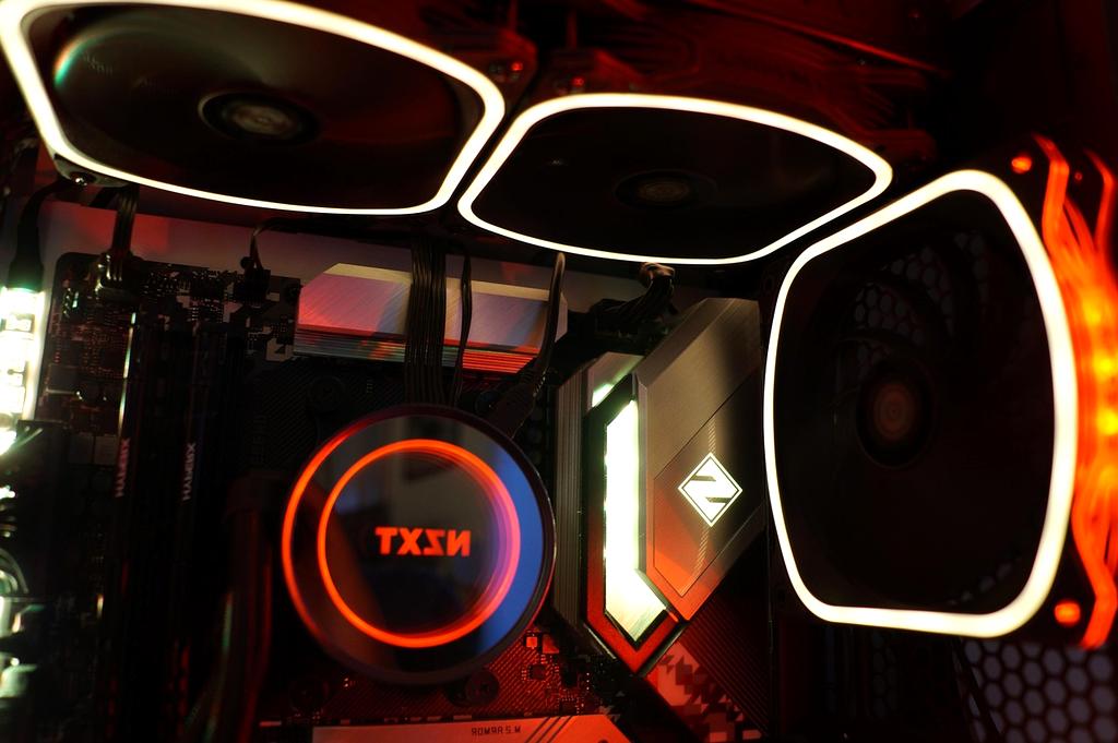 Detailed CPU chip close-up